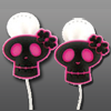 Pink Flower Skull